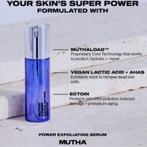 MUTHA $95 Power Exfoliating Serum Hydrate Restore Nourish NIB